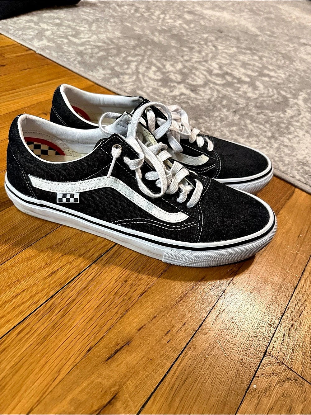 Vans Skate Old Skool Black & White Sneakers
